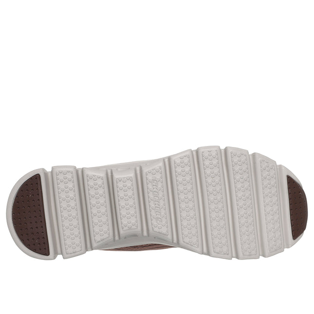 Skechers Women’s 104750 Glide-Step Elevate – Burgundy Slip-On Trainers with Memory Foam & Hands-Free Entry