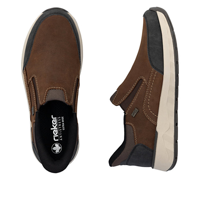 Rieker 11551-22 Brown Slip-on Shoe
