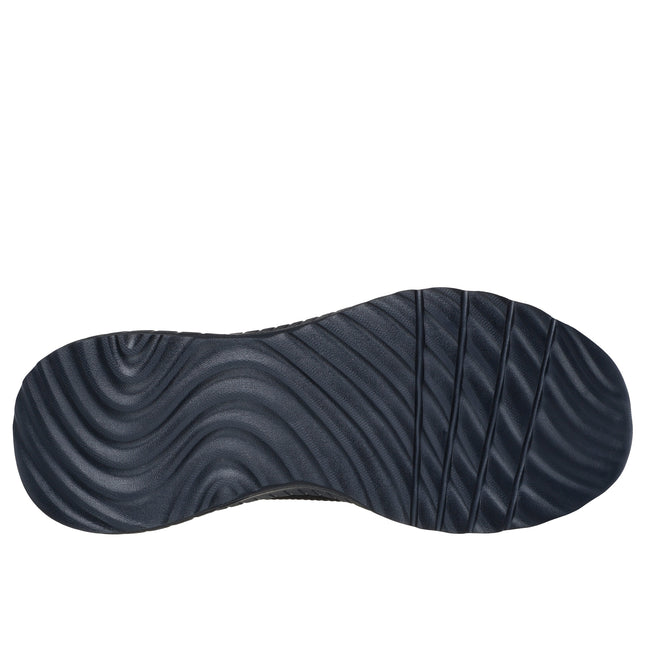 Skechers 118312 — SKECHERS SLIP-INS: BOBS SPORT SQUAD CHAOS - SOLID STEP BBK Black Slip-Ins Engineered Knit Bungee