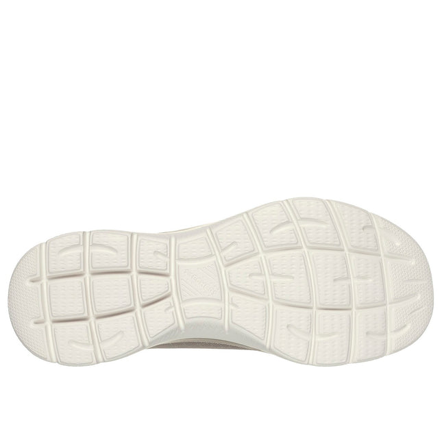 Skechers Women’s Slip-ins Summits Classy Night 150128 – Taupe/Gold Sparkle Mesh Vegan Trainer with Memory Foam and Hands-Free Entry