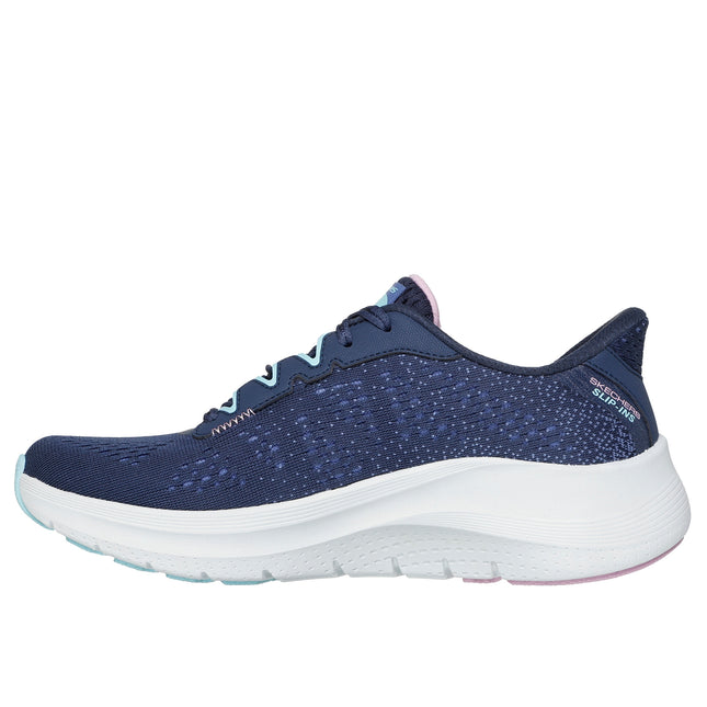Skechers Women’s 150333 Arch Fit 2.0 Fresh Pace – Navy Multi Slip-Ins Trainers with Arch Support & Removable Insole