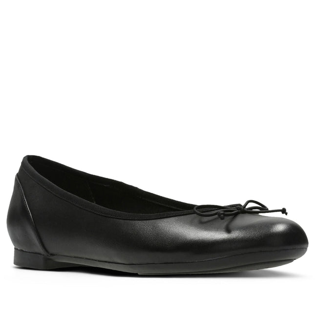 Clarks Couture Bloom Black Leather - Standard Width