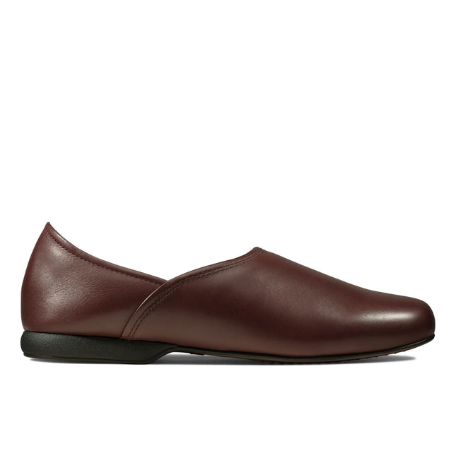Clarks Harston Elite Burgundy Leather - Standard Width Mens Slippers Classic Style