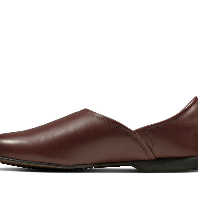 Clarks Harston Elite Burgundy Leather - Standard Width Mens Slippers Classic Style