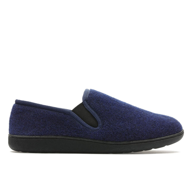 Clarks King Ease Navy Mens Slippers