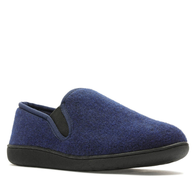 Clarks King Ease Navy Mens Slippers