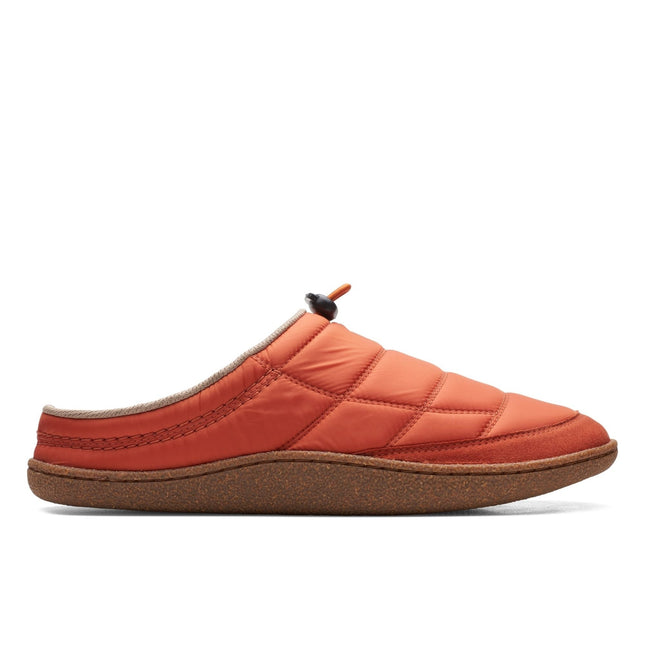 Clarks Pilton Mule Rust Mens Slippers
