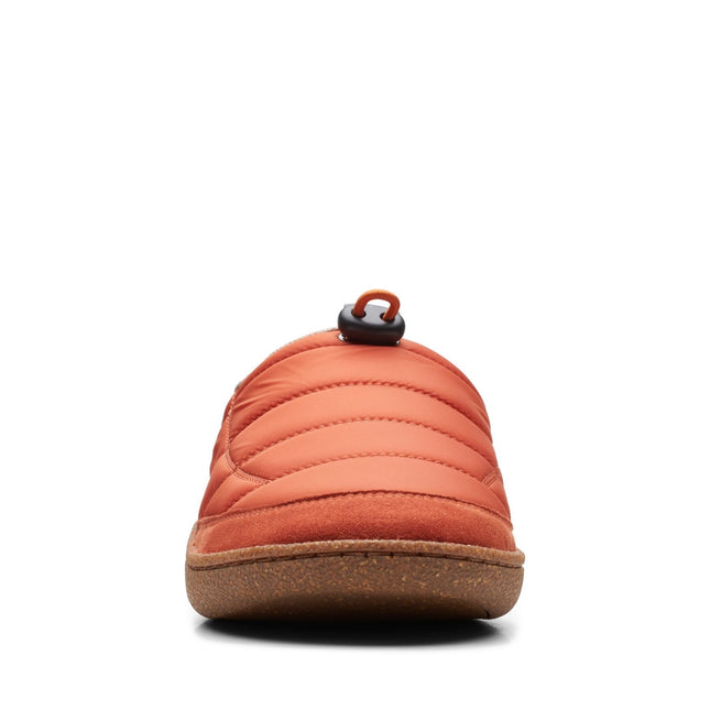 Clarks Pilton Mule Rust Mens Slippers