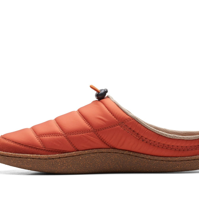 Clarks Pilton Mule Rust Mens Slippers