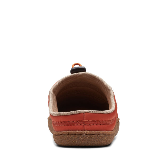 Clarks Pilton Mule Rust Mens Slippers