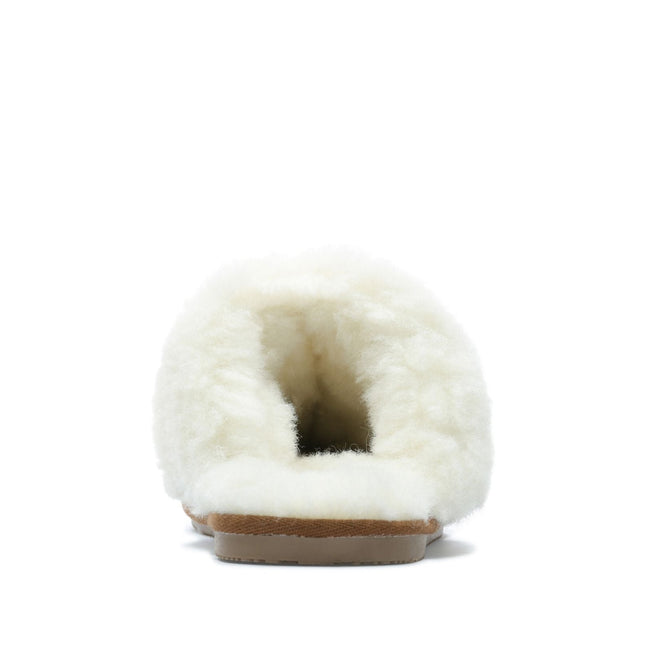 Clarks Warm Lux Tan Womens Slippers