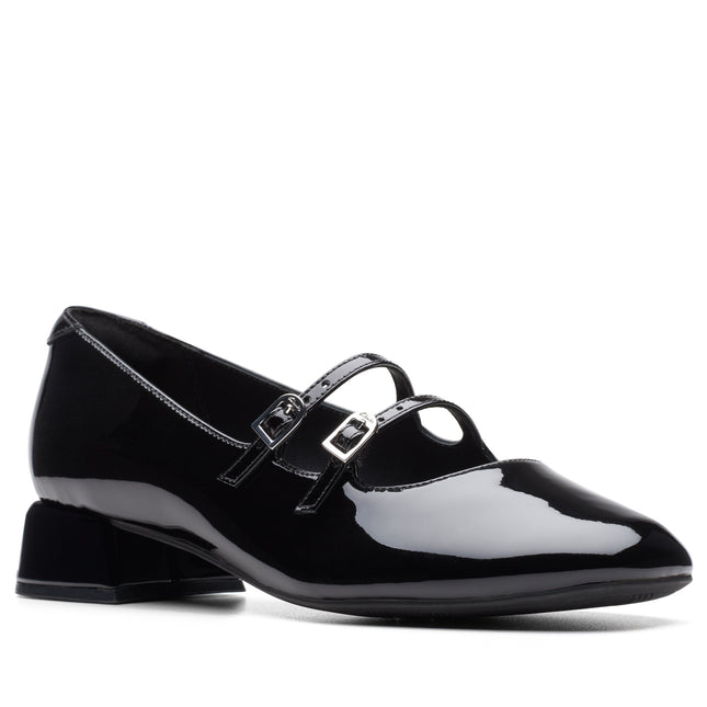 Clarks Daiss30 Shine Black Patent