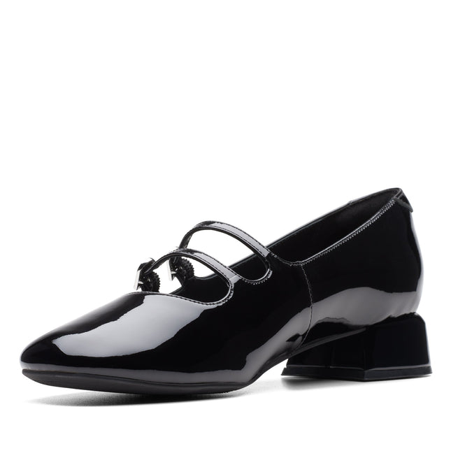 Clarks Daiss30 Shine Black Patent