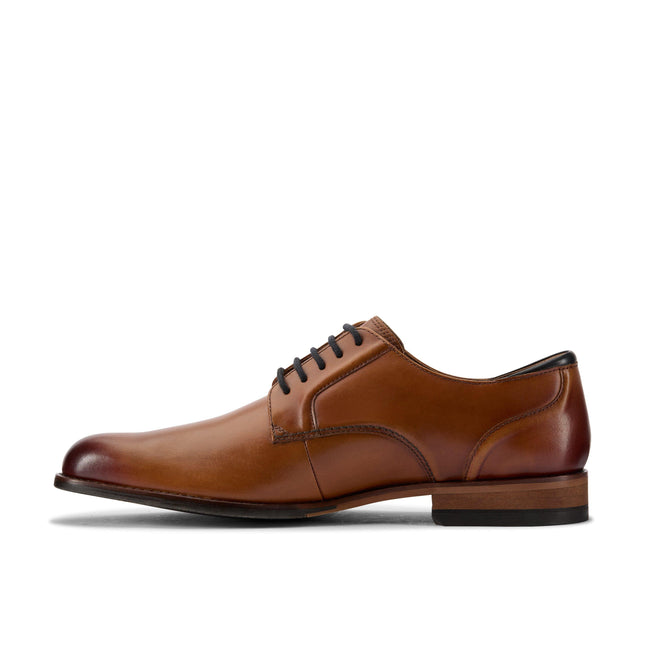 Clarks CraftArlo Lace Tan Leather – Men’s Classic Oxford Lace-Up Shoe