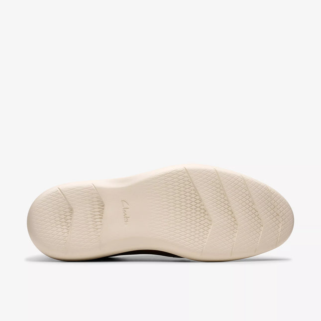 Clarks Men’s Brantin Plain Dark Tan Leather Casual Shoes – Slip-On Everyday Leather Shoes with Comfortable Footbed & Versatile Style