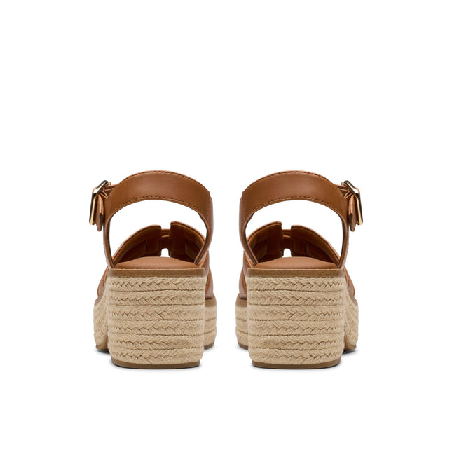 Clarks Coledale Strap Tan Leather