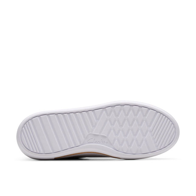 Clarks Women’s Hollyhock Zip Silver Trainers – Platform Lace-Up & Zip Casual Shoes with Contour Cushion Comfort