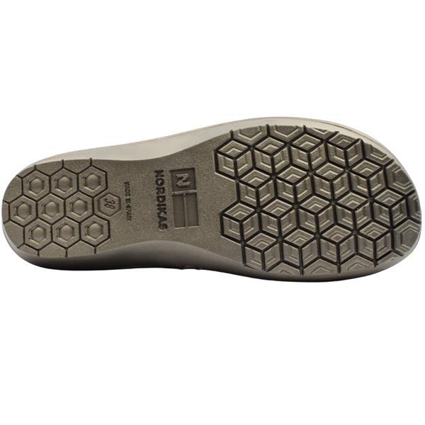 Nordikas 305-O/4 - Dublin Purpura - Purple Leather / Snow-Grey Trim Ladies Slippers