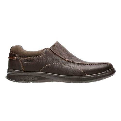 Clarks Men’s Cotrell Step Brown Oily Leather Wide-Width Lace-Up Shoes – Lightweight, Durable Leather Shoes with Cushioned Comfort & Long-Lasting Grip