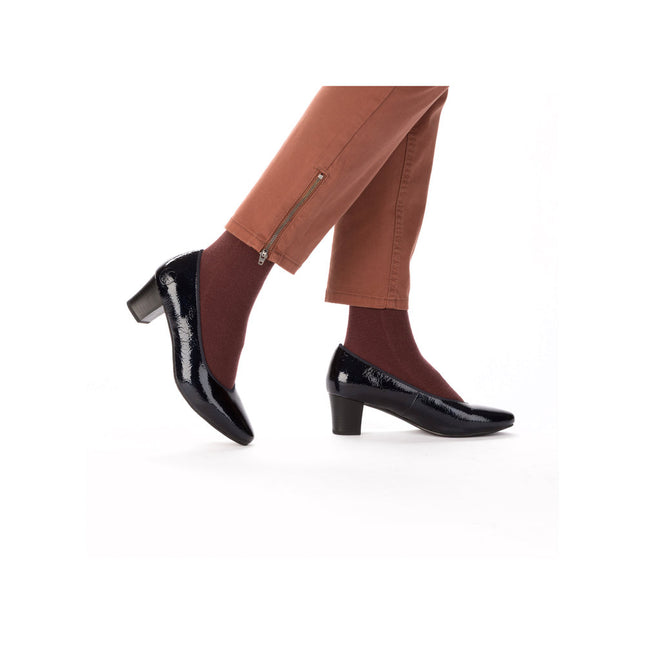 Rieker 44650-14 Navy Patent Heel