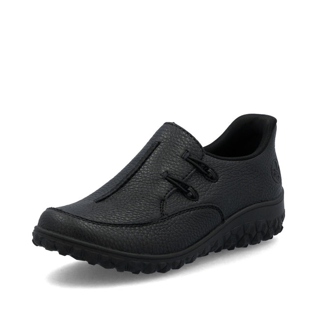 Rieker 59559-00 Black Womens Slip-on Shoe