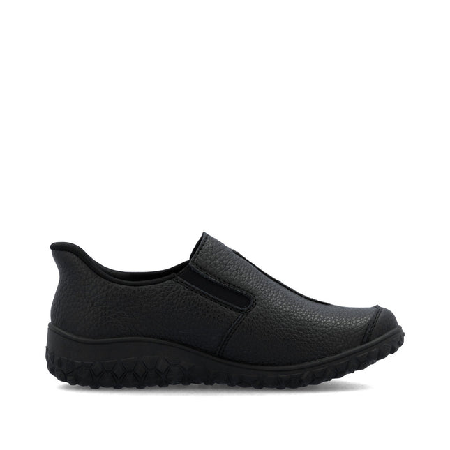 Rieker 59559-00 Black Womens Slip-on Shoe