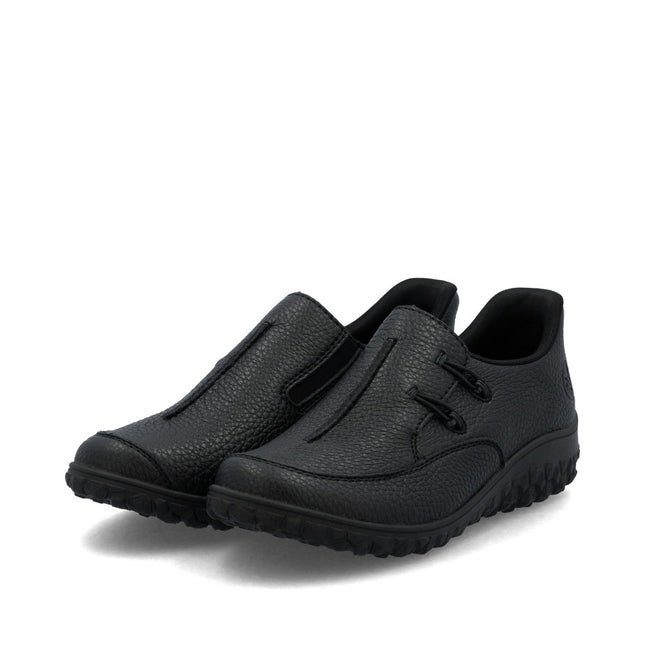 Rieker 59559-00 Black Womens Slip-on Shoe