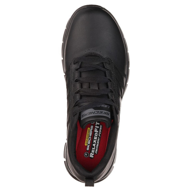 Skechers Work Relaxed Fit: Sure Track - Erath Sr Black 76576EC