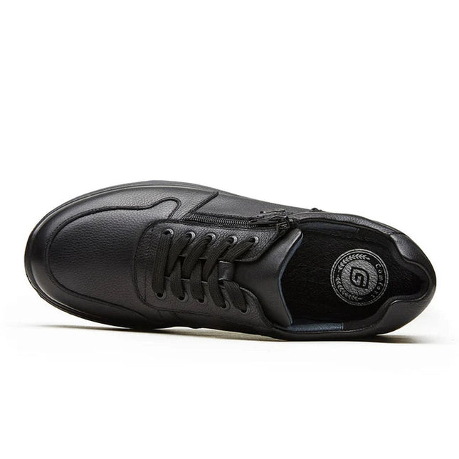G Comfort 919-2SN Black Wide Fit Trainer Waterproof