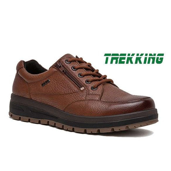 G Comfort A-913C Tan Wide Fit Trekking Shoes Waterproof
