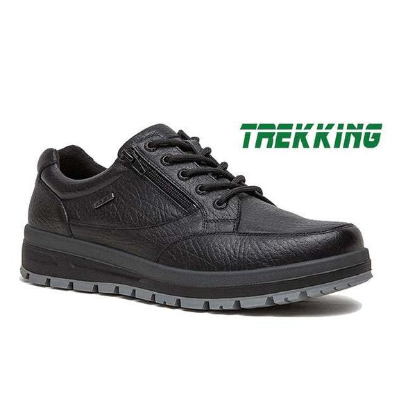 G Comfort A-913S Black Wide Fit Trekking Shoes Waterproof