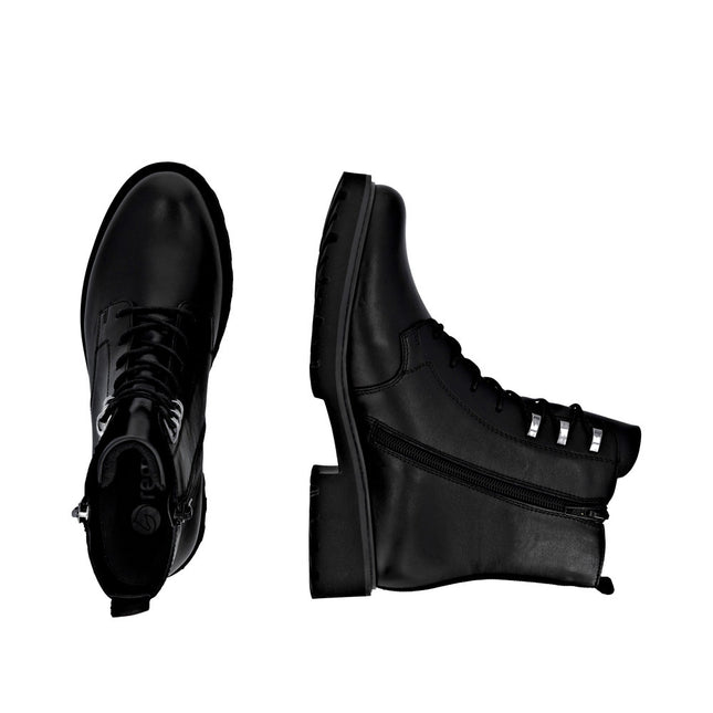 Remonte D8656-00 Black Leather Boot
