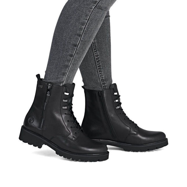 Remonte D8656-00 Black Leather Boot