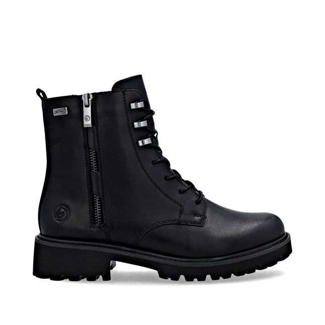 Remonte D8656-00 Black Leather Boot