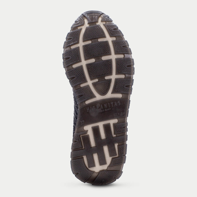 Hispanitas Women’s Kansas Navy Leather Trainer – Premium Lace-Up Sneaker with Triflow® Cushioning & Removable Insole