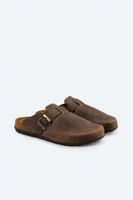 Rohde Men’s 6743-72 Brown Leather Slip-On Shoe – Comfortable Indoor/Outdoor Leather Shoe