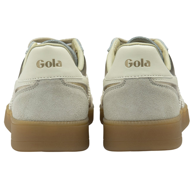 Gola Viper Metallic Gold, Off White & Gum Trainer CLB783YW2