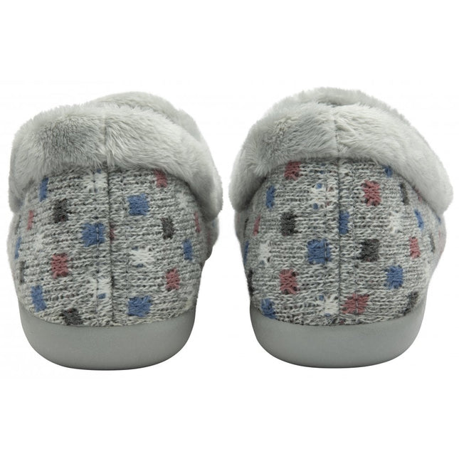 Lotus Amparo ULH132 Grey Ladies Slippers