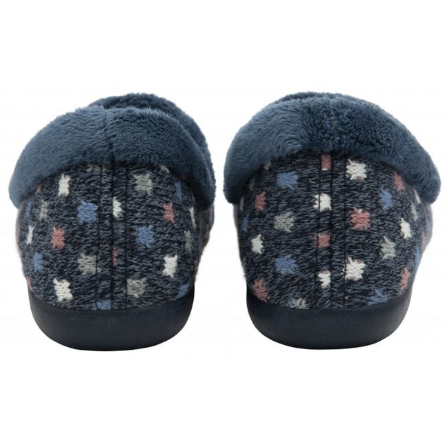 Lotus Amparo ULH132 Navy Ladies Slippers