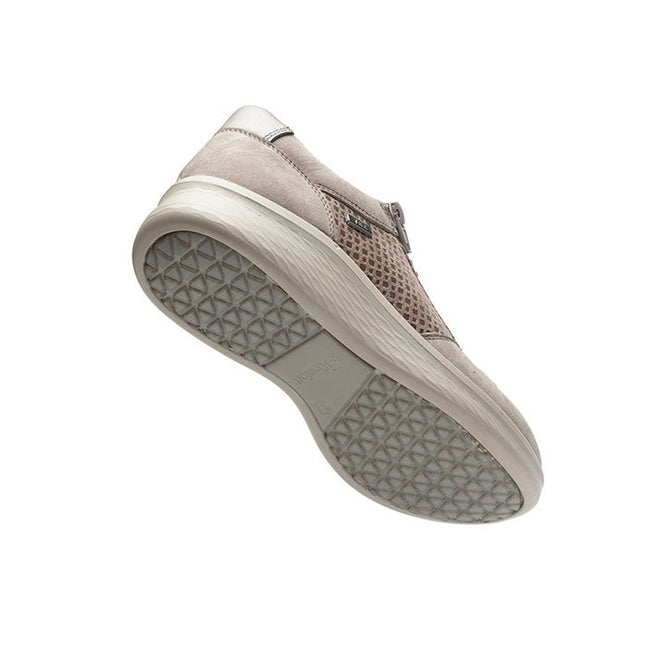 G Comfort P-819GF Grey Wide Fit Trainer Waterproof