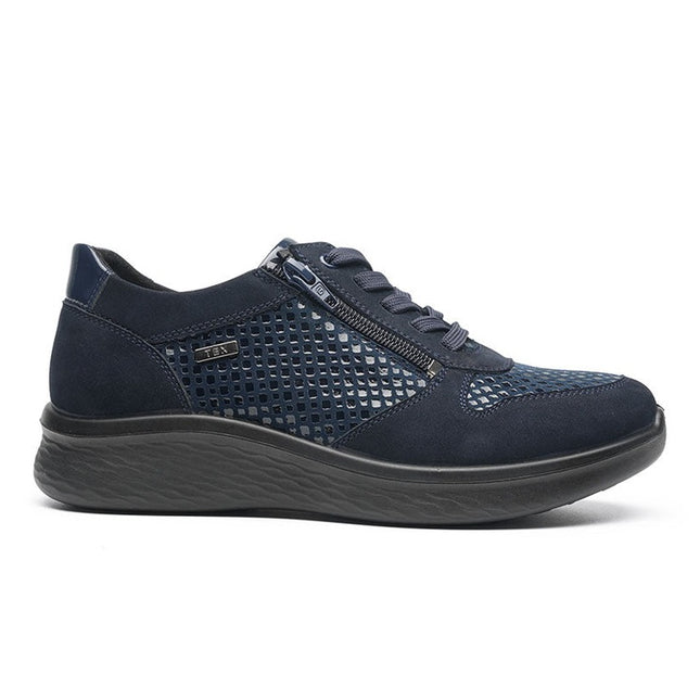 G Comfort P-819LF Navy Wide Fit Trainer Waterproof