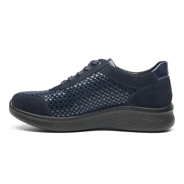 G Comfort P-819LF Navy Wide Fit Trainer Waterproof