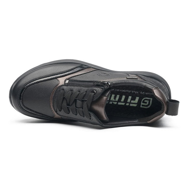 G Comfort R-55812S Black Wide Fit Trainer Waterproof