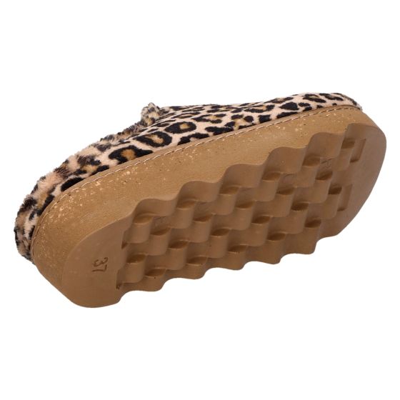 Rohde 6102 18 ginger Leopard Print Slippers
