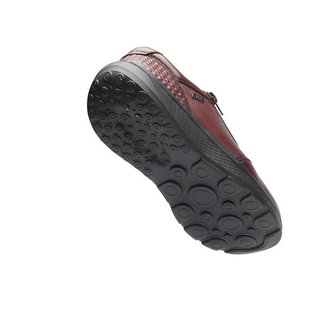 G Comfort S-2725R Burgundy Wide Fit Trainer Waterproof