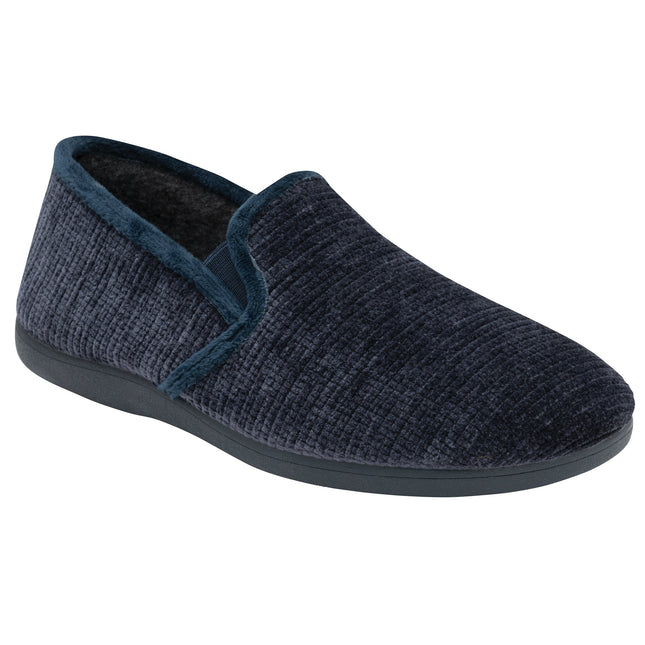 Lotus Sheldon Navy Mens Slippers