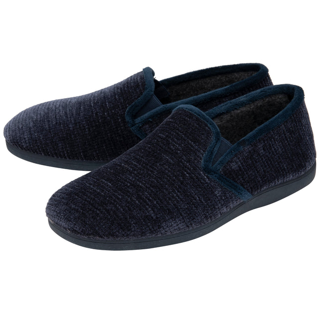 Lotus Sheldon Navy Mens Slippers