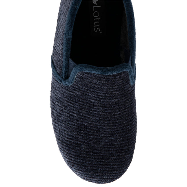 Lotus Sheldon Navy Mens Slippers