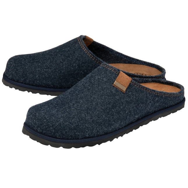 Lotus Sidney Navy Mens Slippers