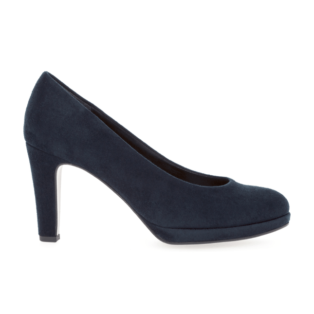 Gabor 01.270.46 Splendid Navy Suede Platform Heel